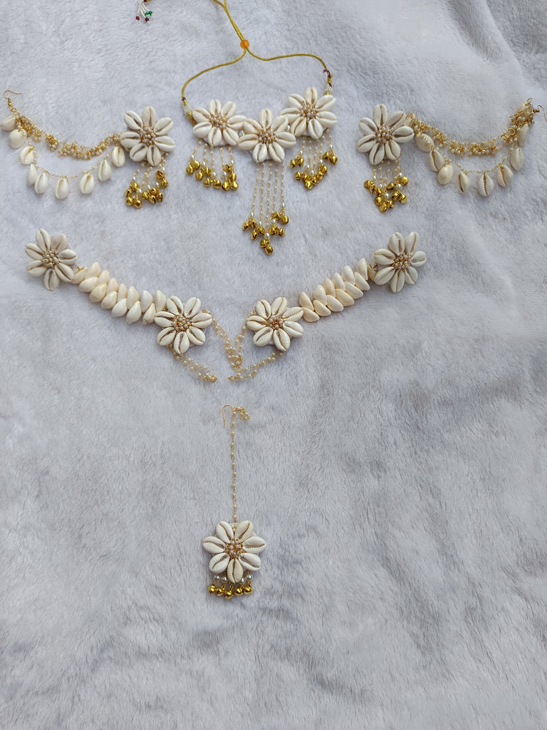 Cowrie Sheel Haldi Jewellery