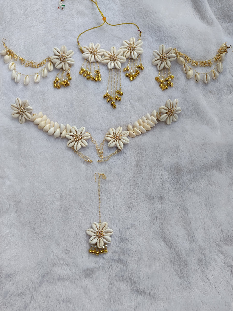 Cowrie Sheel Haldi Jewellery