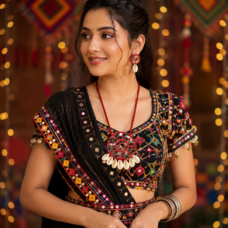 Traditional Garba Pendant Set