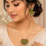 Sage Green Pendant Set