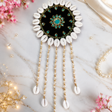Turquoise Shell Hair Accessory