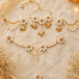 Floral Cowrie Bridal Set