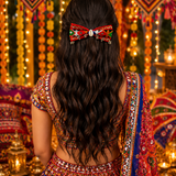 Navratri Fabric Hair Clip
