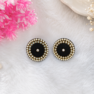 Classic Black Pearl Earrings