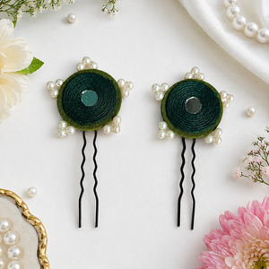 Green Mirror Hair Accessories