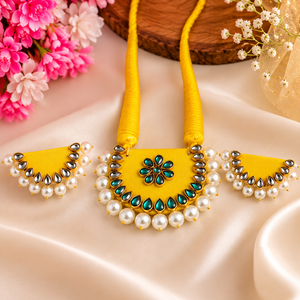 Yellow Pearl Statement Set