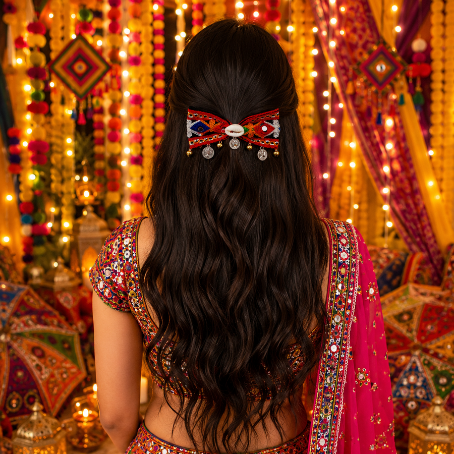 Festive Kutchi Hair Accessory