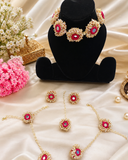 Pink Mirror Pearl Set