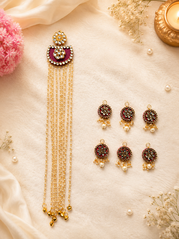 Pearl Tassel Hair Accessory