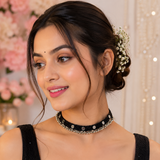 Navratri Black Mirror Choker