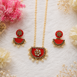 Royal Red Pendant Set
